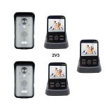 3.5 inch wireless video door phone wireless two-way intercom